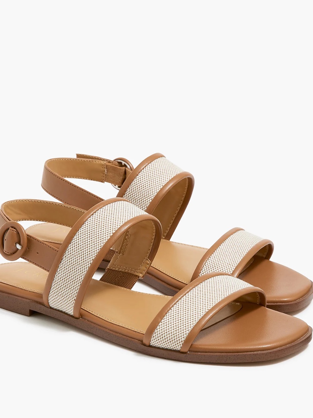 J crew double strap buckle sandals for women 7.5